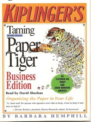 cover image of Taming the Paper Tiger